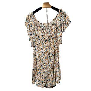 Cynthia Rowley Multi Color Floral Mini Dress